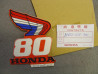 Décor Autocollant Droit Honda CR80RH 87 - Réf 87123GS2300