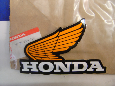 Autocollant écope radiateur Honda CR80R 83-84 – Réf. 87127GC4701