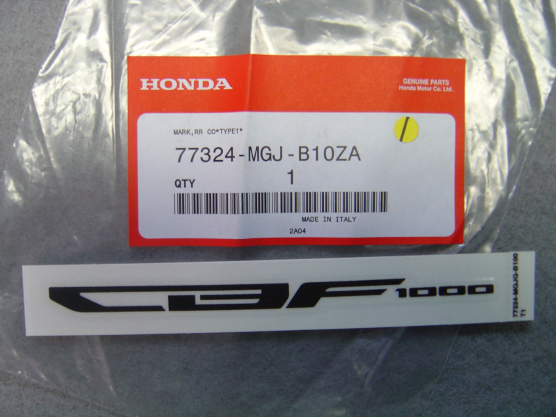 Décor Autocollant Auvent de Selle Honda CBF1000 – Type 1