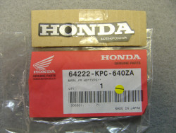 Décor Autocollant Auvent Honda XL125V 2001-2002 | Réf. 64222KPC640ZA