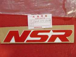 Autocollant droit cache NSR125 type 1 Honda | 83648GT3620ZA