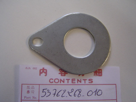 Plaque friction frein direction Honda CB250 CB350 CB450 | 53762268010
