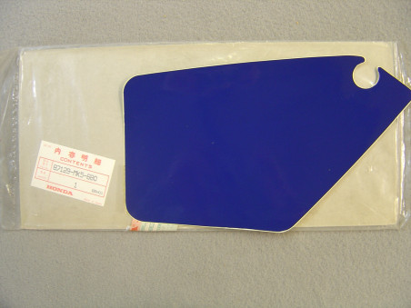 Décor autocollant couvercle latéral gauche XL 600 LMH 1987 HONDA 87129-MK5-680