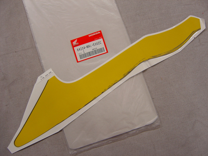 Décor autocollant auvent droit CBR600FV 97 Honda | 64234MALE00ZC