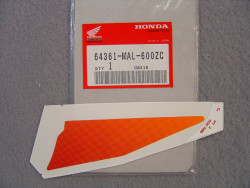 Décor autocollant de capot inférieur gauche pour modèle CBR600FS 1995 code cou