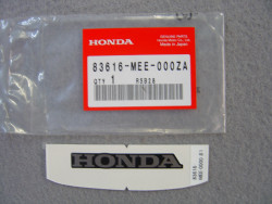 Décor autocollant de carénage de siège arrière pour modèles CBR600RR3 2003 et C