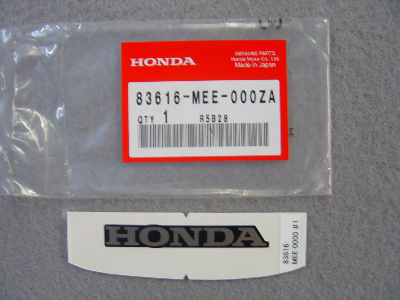 Autocollant carénage siège arrière Honda CBR600RR3 - 83616MEE000ZA