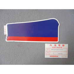 Décor autocollant auvent gauche Honda XL600V – Réf. 87135MM9300ZA