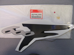 Décor autocollant de auvent latéral coté droit de CBR600FV 97 code couleur