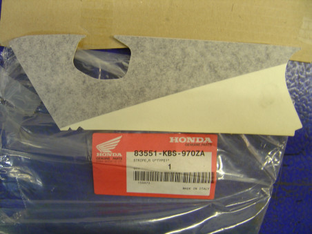Décor Auvent Supérieur Droit Honda NSR125RS 95 - Réf. 83551KBS970ZA