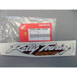 Décor autocollant couvercle latéral droit Honda XL600V 97