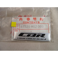 Logo Té Supérieur Honda CBR1000FL 98 - Réf. 87521MS2300