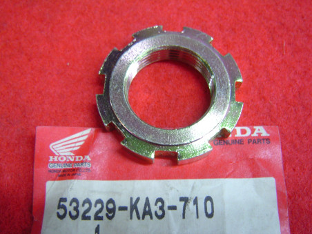Écrou Créneaux Colonne Direction Honda CR125 CR250 - 53229KA3710