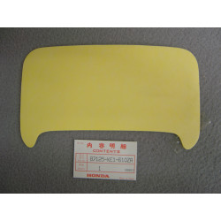 Décor autocollant visière AV de MTX125RWH 87 code couleur type A