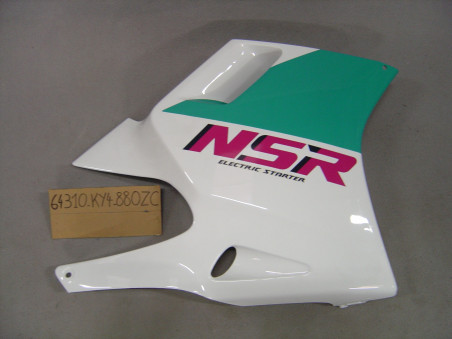 Flanc carénage droit Honda NSR125R 1989 - Réf. 64310KY4880ZC