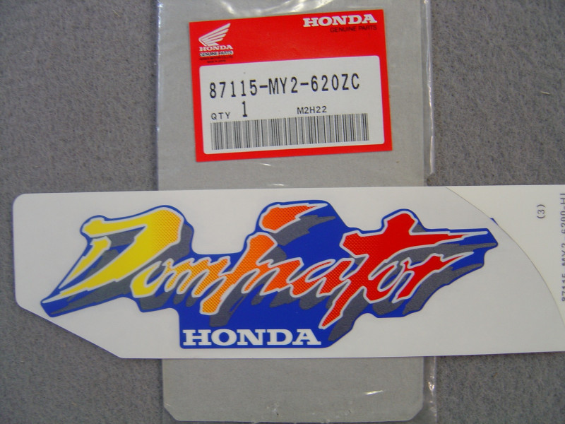 Décor autocollant carénage Honda NX650N 1992 – Réf. 87115MY2620ZC