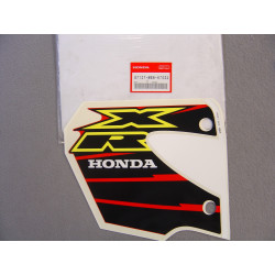 Autocollant radiateur gauche Honda XR650R 2000 - 87127MBN670ZA