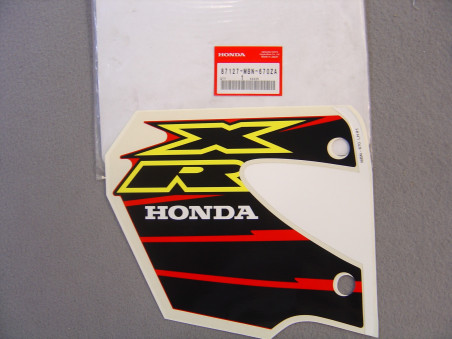 Autocollant radiateur gauche Honda XR650R 2000 - 87127MBN670ZA