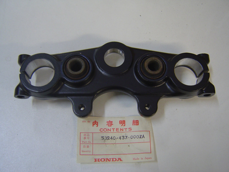 Té supérieur de fourche Honda XL125S 1979-87 – Réf. 53240437000ZA
