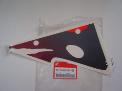 Décor autocollant de tète de fourche coté G de CBR900 94 code couleur type