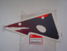 Autocollant tête de fourche gauche Honda CBR900 94 - Réf. 64153MAE300ZB