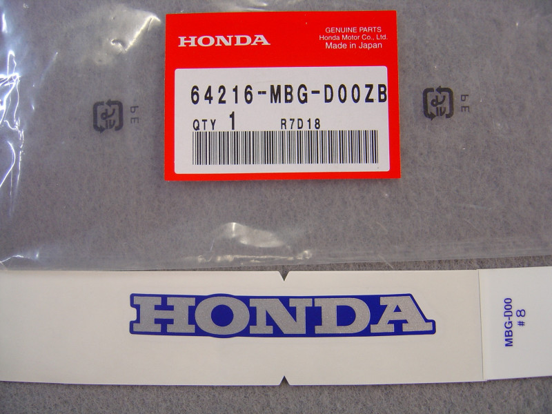 Décor autocollant carénage supérieur Honda VFR800 – 64216MBGD00ZB