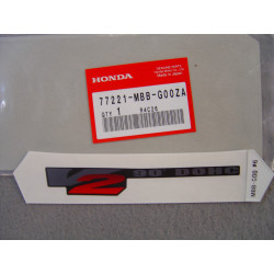 Autocollant carénage siège arrière Honda VTR1000 77221MBBG00ZA