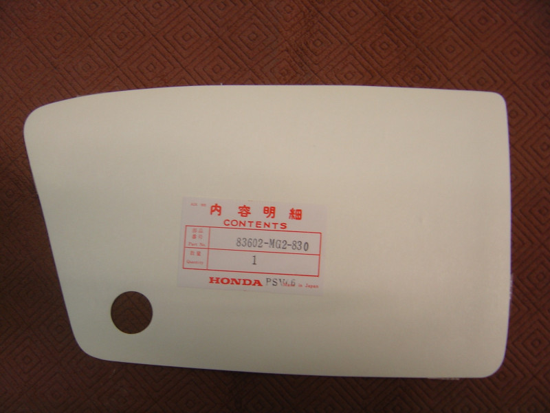 Décor cache latéral gauche Honda XL600LE - Réf. 83602MG2830