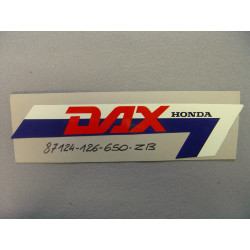 Décor Autocollant Cadre Droit Honda ST50 ST70 Réf. 87124-126-650ZB