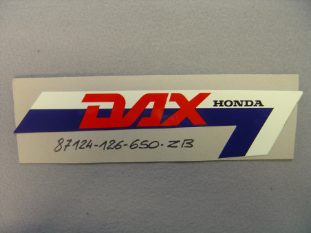 Décor Autocollant Cadre Droit Honda ST50 ST70 Réf. 87124-126-650ZB