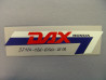Décor Autocollant Cadre Droit Honda ST50 ST70 Réf. 87124-126-650ZB