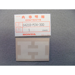 Décor autocollant droit VF1000RE 84 Honda – Réf. 64218MJ4300