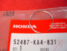 Jonc d'arrêt de roulement d'amortisseur AR CR250RF à RK HONDA 52487-KA4-831