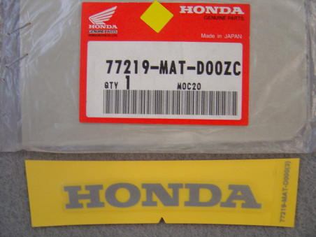 Décor autocollant moulure siège Honda CBR1100XX - 77219MATD00ZC