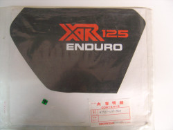 Décor Autocollant Caches Latéraux Honda XR125A-B | Réf. 87127437940