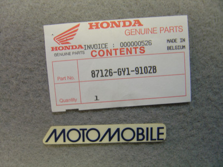 Décor autocollant cache AV Honda SA50 Vision 88 - 87126GY1910ZB