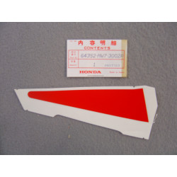 Autocollant carénage gauche rouge Honda CBR1000F FM 1991