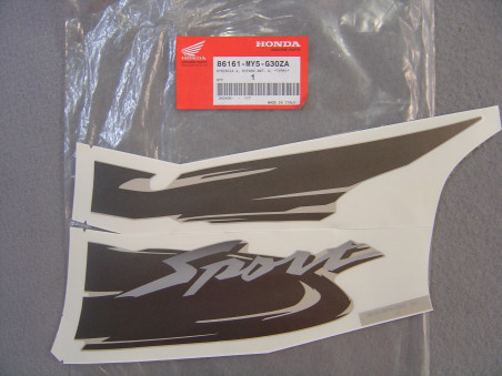 Autocollant Carénage Avant Droit Honda CB500S - 86161MY5G30ZA
