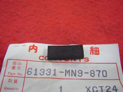 tampon caoutchouc de bulle de NX650 89-91 plus livrable dans le réseau Honda