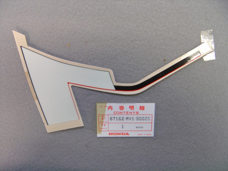 Décor autocollant gauche Honda XRV750M 91 – Réf. 87162MV1300ZC