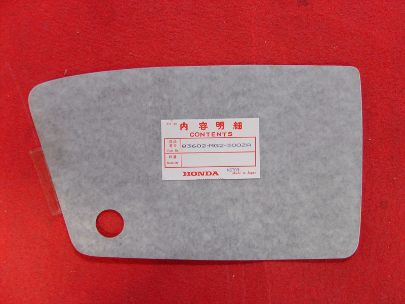 Décor autocollant cache latéral gauche Honda XL600RD/RE 83/84