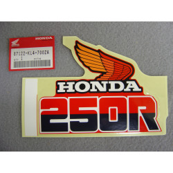 Autocollant réservoir droit Honda XL250RF 85 | 87122-KL4-700ZA