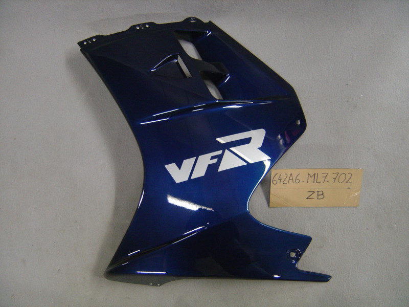 Flanc Carénage Gauche Honda VFR750F 87 – Réf. 642B9ML7702ZB