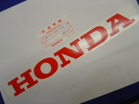 Décor autocollant Droit Type 2 Honda XL600VH 87 | Réf. 87138-MM9-300ZB
