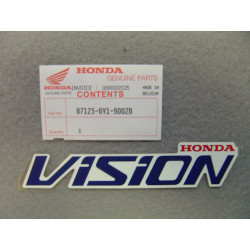 Décor autocollant couvercle AV Honda SA50 Vision 88-90 Type 2