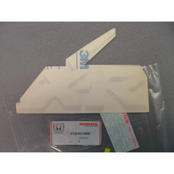 Décor autocollant de cache latéral droit de MTX125 HONDA 87126-KS3-850ZB