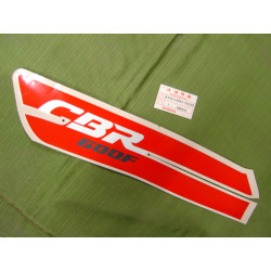 Décor autocollant auvent inférieur gauche Honda CBR600FJ 88