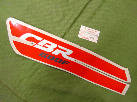 Décor autocollant auvent inférieur gauche Honda CBR600FJ 88