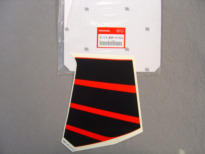 Décor Autocollant Réservoir Gauche Honda XR650R 2000 R134