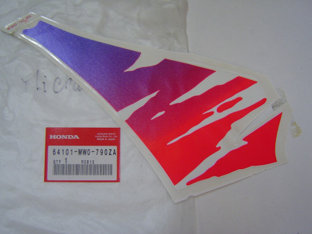 Autocollant tête de fourche droit CBR900 93 Honda 64101MW0790ZA